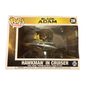Funko Pop! Rides #286 – Hawkman in Cruiser (Black Adam) – DC – Damaged Box